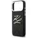 6. Etui Karl Lagerfeld IML Glitter KL Diamond Logo na iPhone 17 Pro Max - czarne