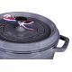 4. STAUB Garnek żeliwny okrągły 40500-246-0 3,8l grafitowy