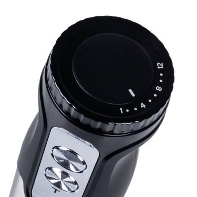 9. ELDOM BLENDER WIELOFUNKCYJNY BL250 VEXI 800W CZARNO-SREBRNY METALOWA KOŃCÓWKA DO ROZDRABNIANIA, POJEMNIK Z NOŻEM SIEKAJĄCYM O