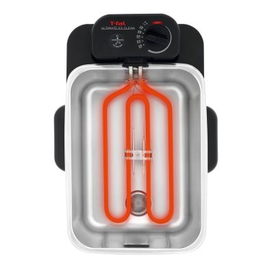 11. Frytkownica Tefal FR8040, pojemność 3,5l, kolor Schwarz, stal nierdzewna, moc 2300W, wymiary 34,8 cm x 46,4 cm