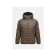 Kurtka puchowa mÄ™ska PEAK PERFORMANCE M Helium Down Hood Jacket kolor brÄ…zowy - M