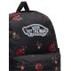 2. Plecak szkolny Vans Old Skool Classic Backpack – czarny w róże 22L