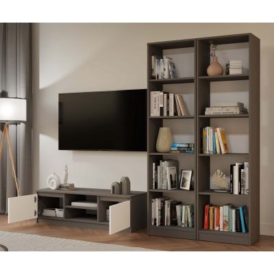 10. REGAŁ NA KSIĄŻKI 50 CM ANTRACYT