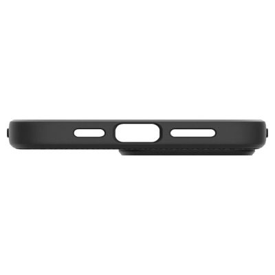6. Etui Spigen Liquid Air  ”T” MagSafe na iPhone 16 Pro Max - czarny mat