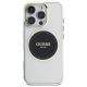 3. Etui Guess IML Metal Colored Circle Classic Logo MagSafe na iPhone 16 Pro - czarne