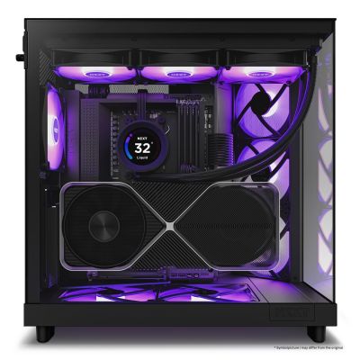 13. NZXT OBUDOWA KOMPUTEROWA NZXT H6 FLOW RGB MIDI TOWER Z OKNEM CZARNA