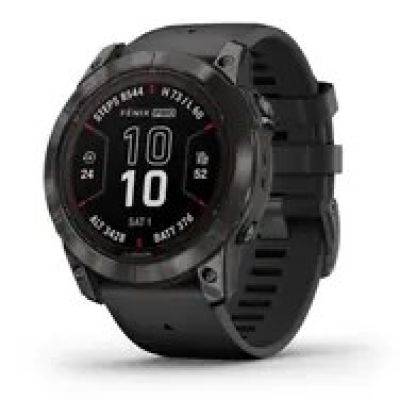 10. Garmin fenix 7X Pro 3,56 cm (1.4") MIP 51 mm Cyfrowy 280 x 280 px Ekran dotykowy Czarny Wi-Fi GPS