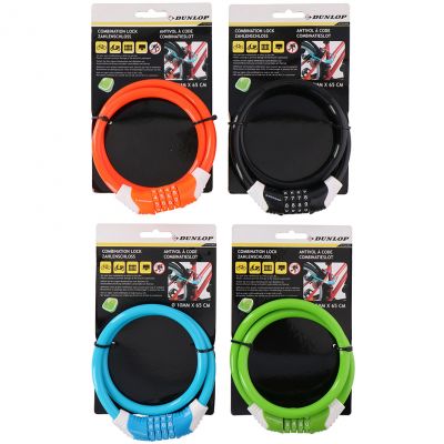 6. Zapięcie rowerowe szyfrowe Dunlop 2070976