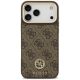 3. Etui Guess 4G Strass Logo MagSafe na iPhone 18 Pro Max / 17 Pro Max - brązowe