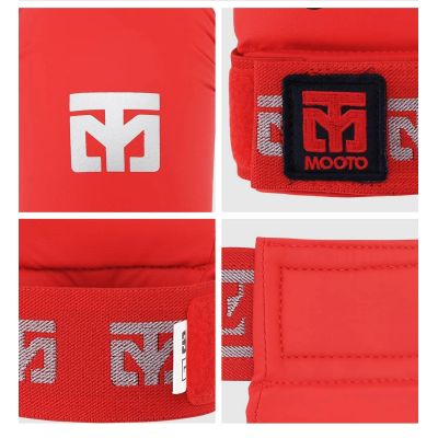 7. Rękawice do Karate - Mitts 2 RED WKF | MOOTO