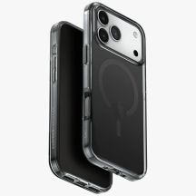 Etui UNIQ Clario Magclick Charging na iPhone 17 Pro Max - czarne