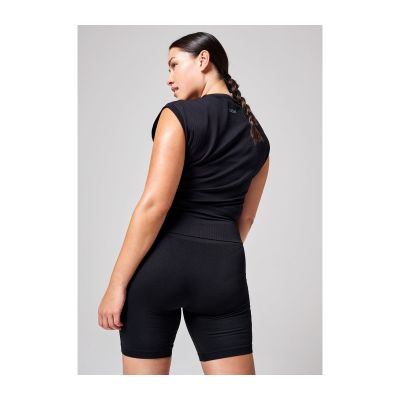 3. Koszulka CASALL Seamless Graphical Rib Tee czarny