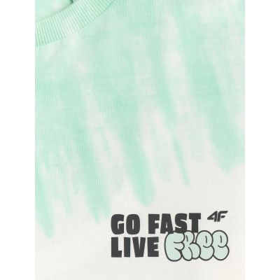6. T-shirt bawełniany chłopięcy 4F 4FJRSS26TTSHM4172-90A