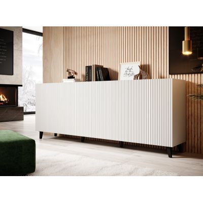3. Komoda PAFOS 200x40x82 biały mat