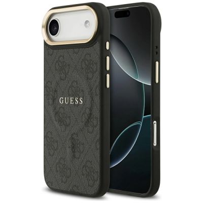 Etui Guess 4G PU Classic Logo MagSafe na iPhone 17 Air - czarne
