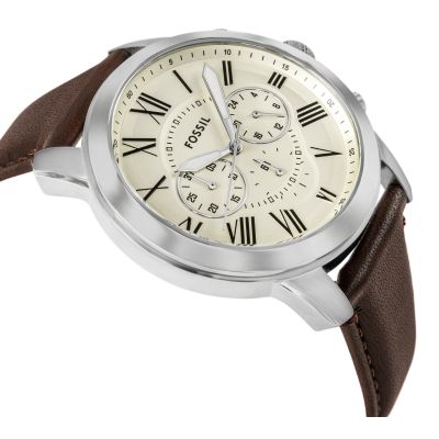 3. Zegarek Męski FOSSIL Grant Leather FS4735 + BOX