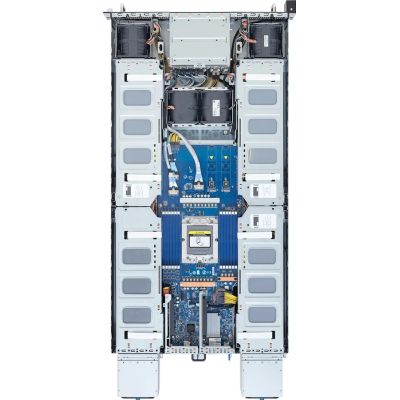 6. GIGABYTE G294-Z21-AAP2 Socket SP5 Rack (2U) Czarny, Stal