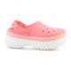 6. CROCS CLASSIC FROSTED STACKED CLOG GUAVA 212567-6UI