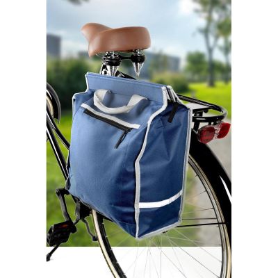6. TORBA SAKWA ROWEROWA NA ZAKUPY TYLNIA BAGAŻNIK 20L DUNLOP