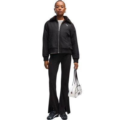5. Legginsy damskie Puma Rib Flared czarne 694028 01
