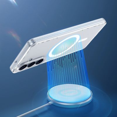 6. Etui Dux Ducis Clin Mag kompatybilne z MagSafe na Samsung Galaxy S26 Plus - przezroczyste