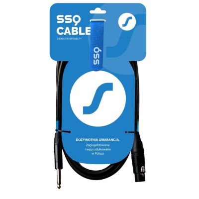 2. SSQ XZJM1 - kabel Jack MONO - XLR Żeński 1 metrowy
