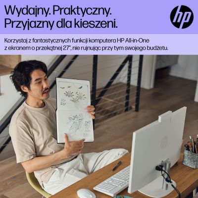 6. HP AiO 27-cr0224nw i5-1335U 27.0"FHD IPS 300nits AG 16GB DDR4 3200 SSD512 Iris Xe Graphics LAN Cam1080p+IR NoOS Shell White Shell White 2Y