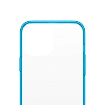 3. Etui PanzerGlass ClearCase antybakteryjne z certyfikatem Military Grade na iPhone 13 Pro Max - przezroczysto-niebieskie