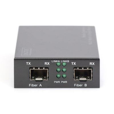 8. Digitus Gigabitowy konwerter medialny wielomodowy/jednomodowy SFP