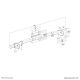 8. Neomounts FPMA-CB100BLACK uchwyt / stojak do monitorów 68,6 cm (27") Ściana Czarny