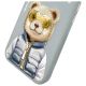 10. Etui Nimmy Cool&Cute 2.0 Bear do iPhone 15 - szare