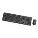 4. GEMBIRD BEZPRZEWODOWY ZESTAW KLAWIATURY +MYSZ SILENT KEY PRO BUSINESS, CZARNY, UKŁAD RU