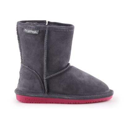 6. Buty zimowe BearPaw Emma Toddler Zipper Jr 608TZ-903 Charcoal Pomberry