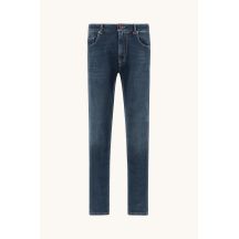 Paul&Shark Jeansy Red Rivet pięciokieszeniowe męskie średniogranatowy denim (15314100-J02)