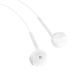 4. Słuchawki douszne Dudao X10S przewodowe 3,5mm mini jack 1,15m - białe