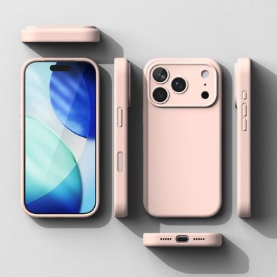 7. Etui Ringke Silicone Magnetic MagSafe na iPhone 17 Pro - różowe