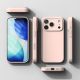 7. Etui Ringke Silicone Magnetic MagSafe na iPhone 17 Pro - różowe