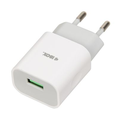 5. Ładowarka sieciowa iBOX C-41 USB 2A, 1 port USB, kabel microUSB