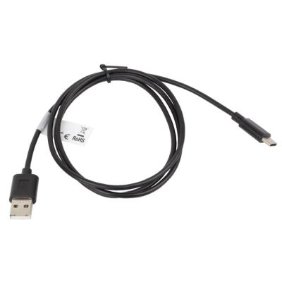2. Kabel Lanberg CA-USBO-10CC-0010-BK (USB 2.0 typu A M - USB typu C M; 1m; kolor czarny)