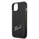 6. Etui Karl Lagerfeld Signature Logo Cardslot na iPhone 13 / 14 / 15 - czarne