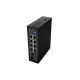 8. SWITCH LANBERG ILFE-8P-1GE-1S-120 LIGHT INDUSTRIAL POE 4XBT 4XAT SFP+ETH DIN FAST ETHERNET