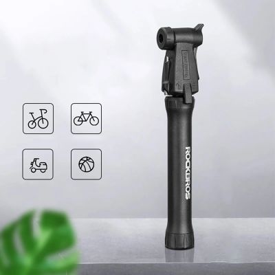 2. Mini pompka rowerowa ROCKBROS TM-1701P 80 PSI do wentyli Presta i Schrader - czarna