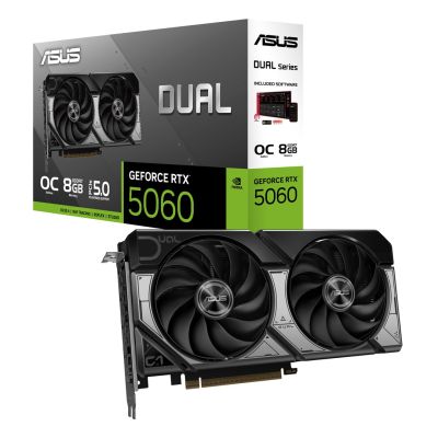 15. Karta graf. ASUS DUAL RTX 5060 8GB OC