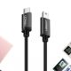 4. Kabel Ugreen US242 USB-C (męski) / mini USB (męski) 1 m - czarny