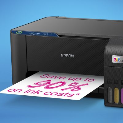 18. Epson EcoTank L3231 - wielofunkcyjna drukarka A4 ze stałym zasilaniem w atrament