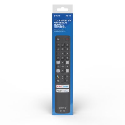 8. SAVIO PILOT UNIWERSALNY DO TV /ZAMIENNIK DO TV TCL - SMART TV RC-15