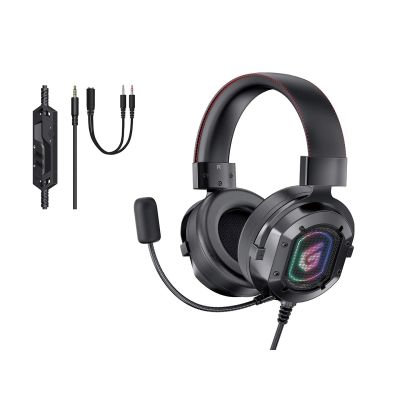 3. Conceptronic ATHAN03B słuchawki/zestaw słuchawkowy Przewodowa Opaska na głowę Gaming Czarny