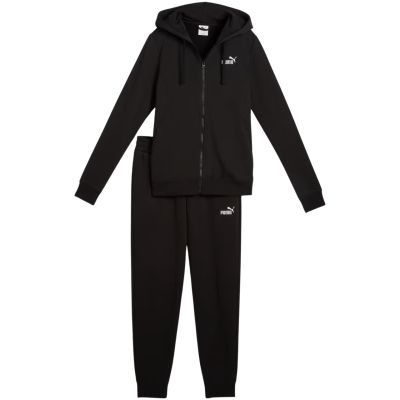 Dres damski Puma Hooded Sweat Suit Full-Zip czarny 693993 01