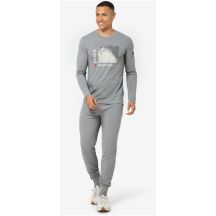 Longsleeve SUPER.NATURAL M SUPER MOUNTAIN LS szary