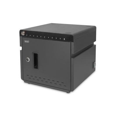 10. Digitus Mobilna desktopowa stacja ładowania do 10 notebooków/tabletów do 13 cala, UV-C, USB-C